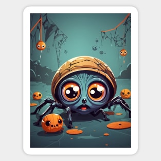 Cute Halloween Spider Sticker